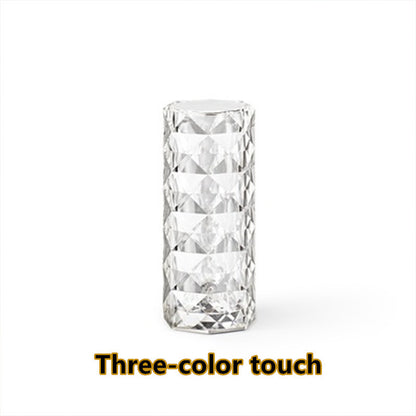 Nordic Crystal Lamp USB Table Lamps Bedroom