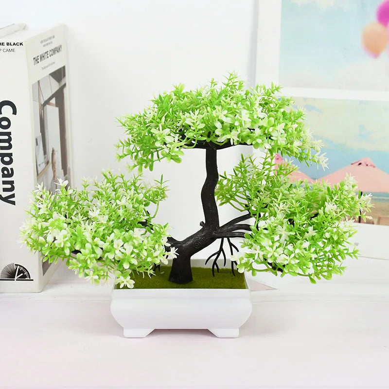 Artificial Plants Bonsai Small Tree Pot