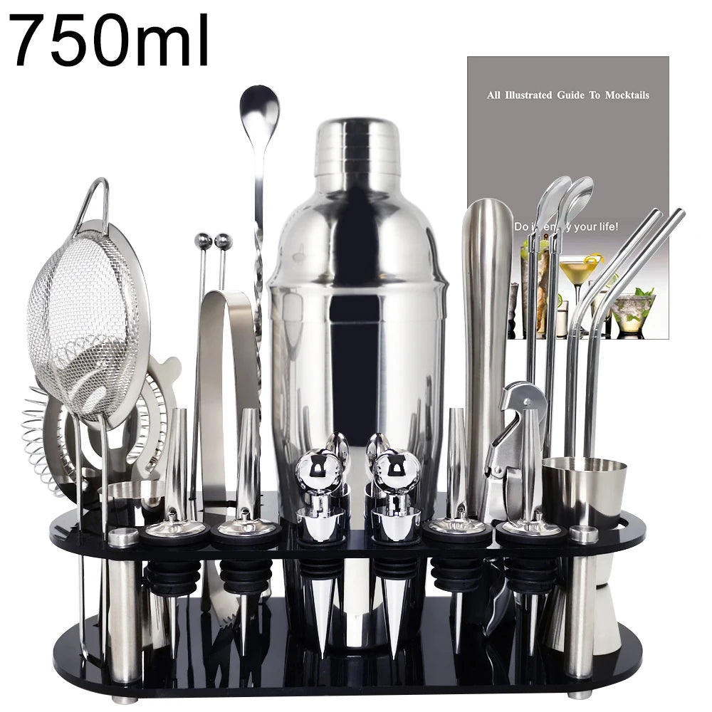 Boston Cocktail Shaker Bar Tools Wine Mixer Set