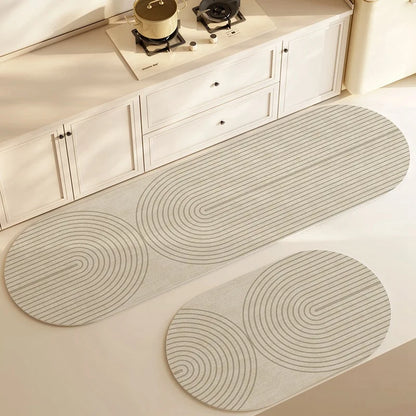 Super Absorbent Kitchen Floor Mat Long Diatomite Kitchen