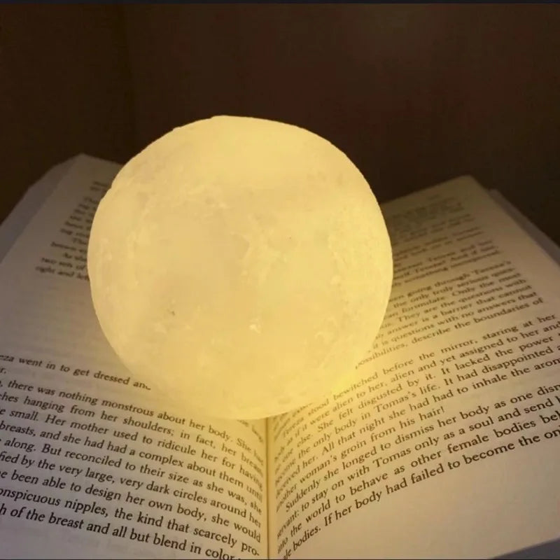 LED Moon Night Light Battery Powered