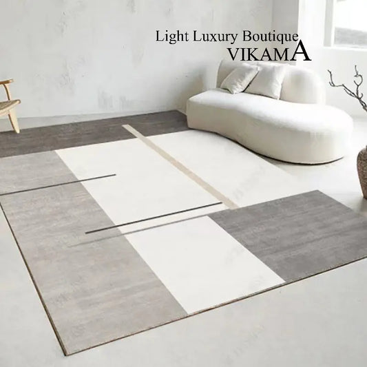 VIKAMA Modern Simple Crystal Pile Household Carpet