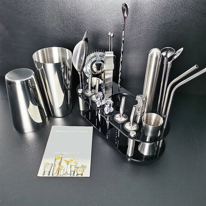 Boston Cocktail Shaker Bar Tools Wine Mixer Set