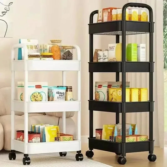 Mobile Storage Rack Trolley Household Kitchen