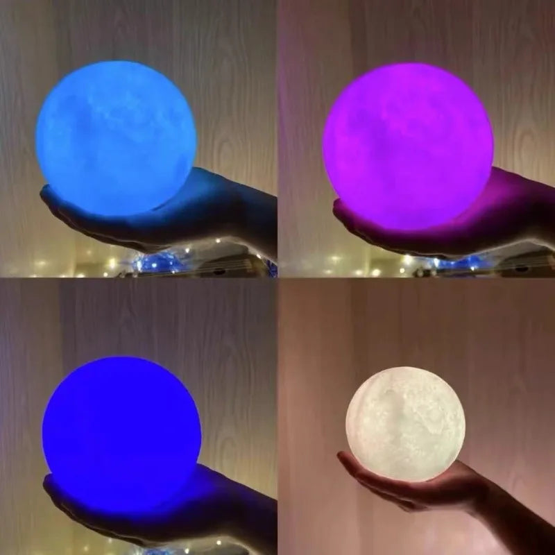 LED Moon Night Light Battery Powered