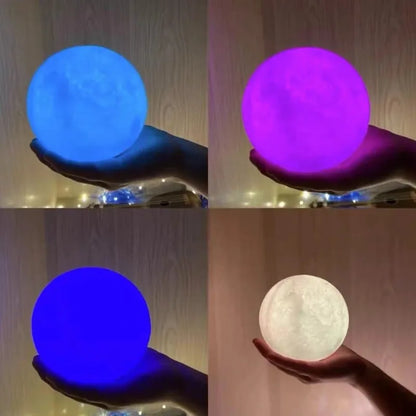 LED Moon Night Light Battery Powered