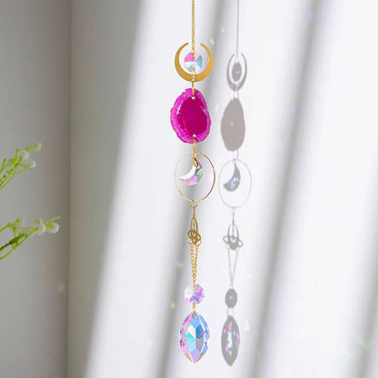 Raw Stone Artificial Crystal Wall Hanging