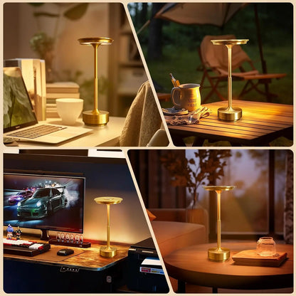 Desk Lamp Touch Rechargeable Wireless