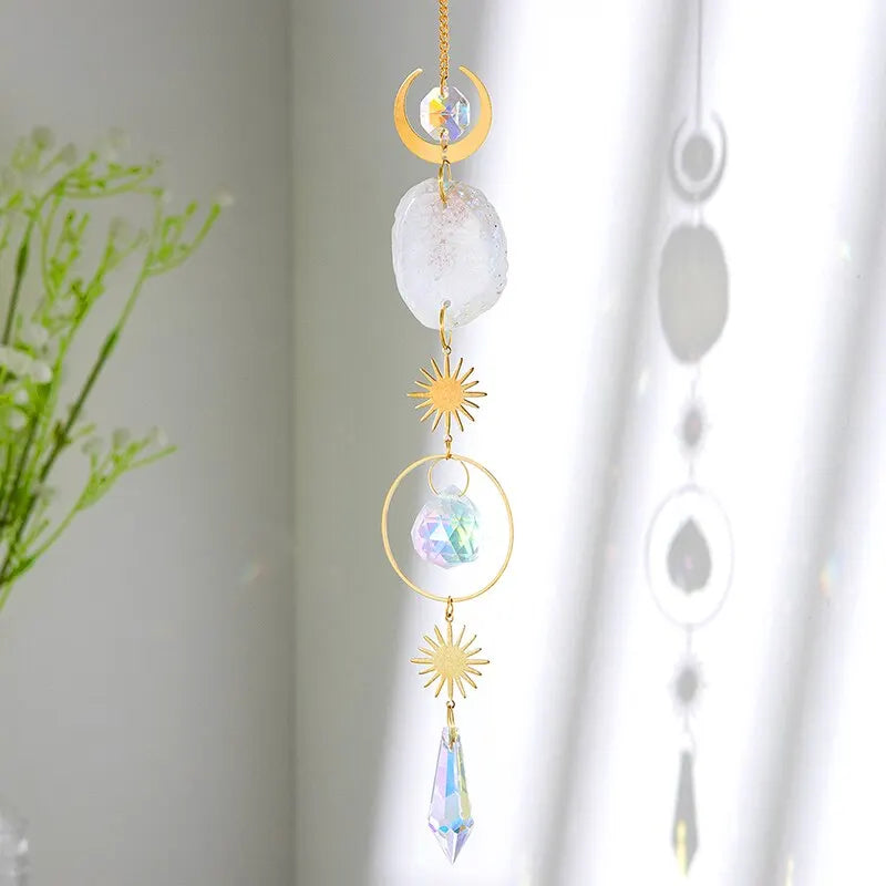 Raw Stone Artificial Crystal Wall Hanging