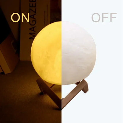 LED Moon Night Light Battery Powered