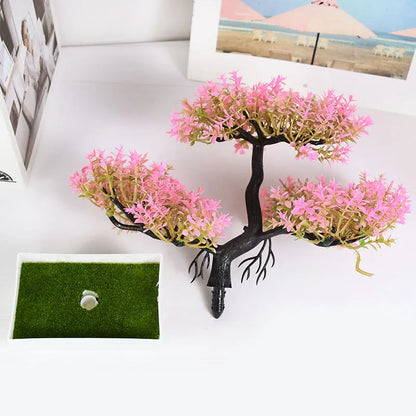 Artificial Plants Bonsai Small Tree Pot