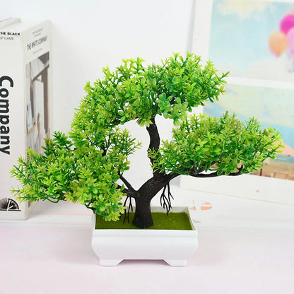 Artificial Plants Bonsai Small Tree Pot