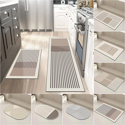 Super Absorbent Kitchen Floor Mat Long Diatomite Kitchen