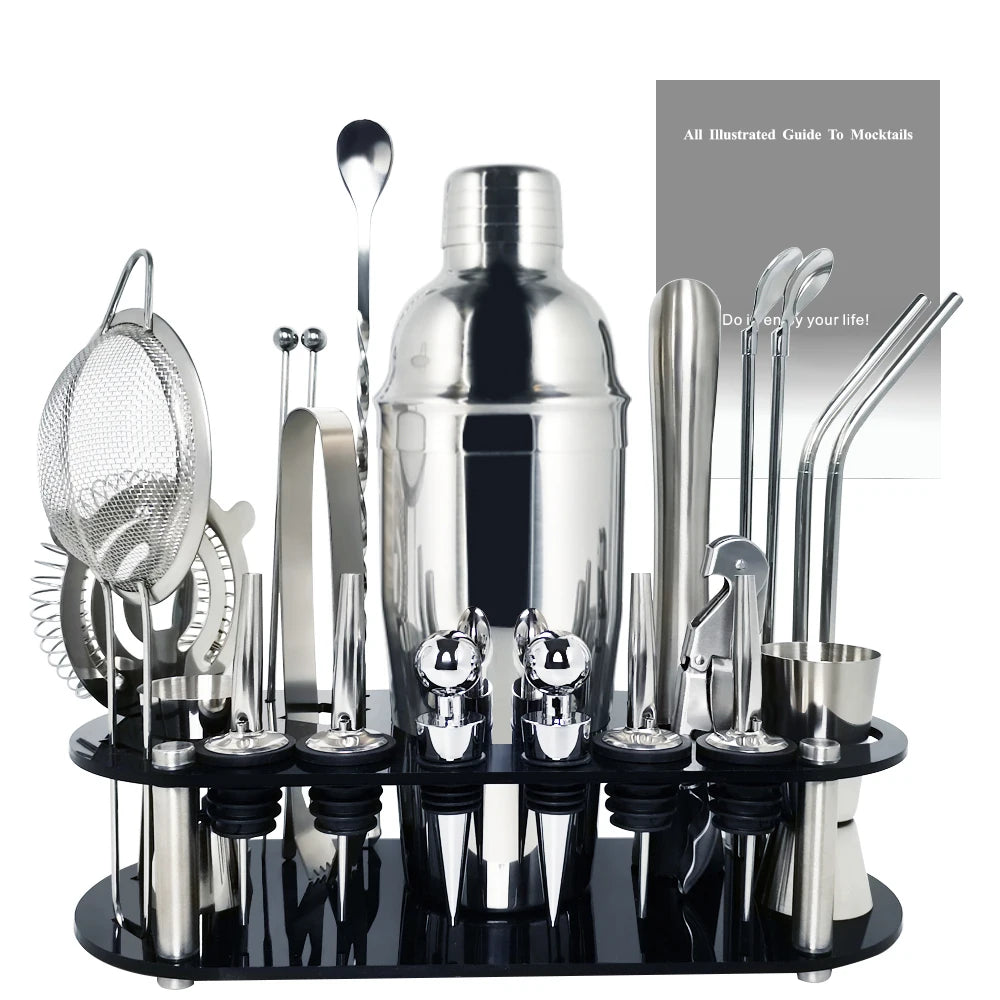 Boston Cocktail Shaker Bar Tools Wine Mixer Set