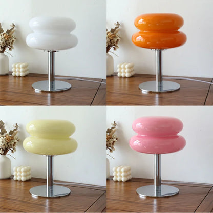 Italian Designer Glass Egg Tart Table Lamp