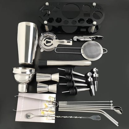 Boston Cocktail Shaker Bar Tools Wine Mixer Set