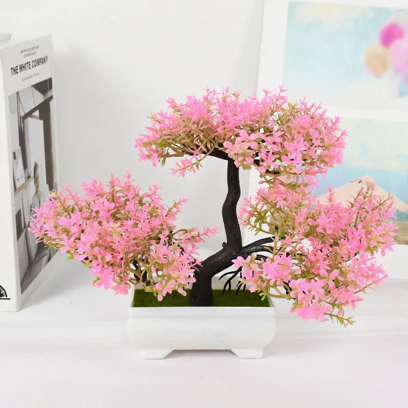 Artificial Plants Bonsai Small Tree Pot